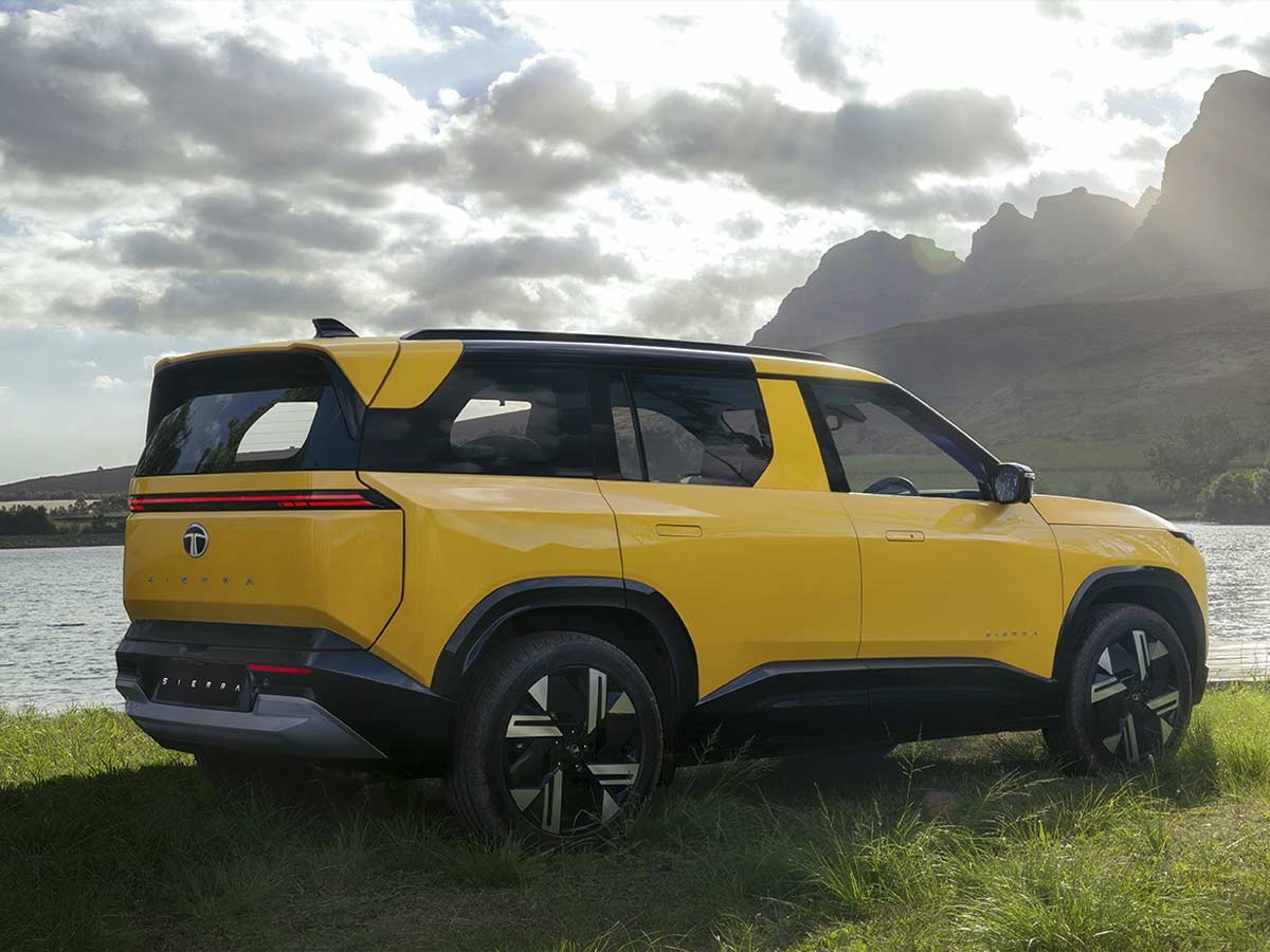 2026 Tata Sierra Rear Quarter View