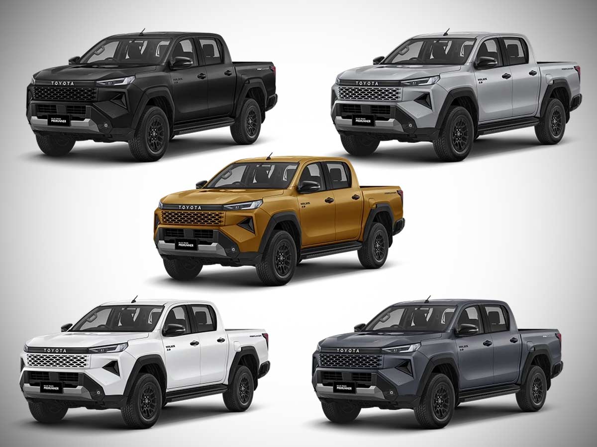 2026 Toyota Hilux Travo Pickup Truck Color Options