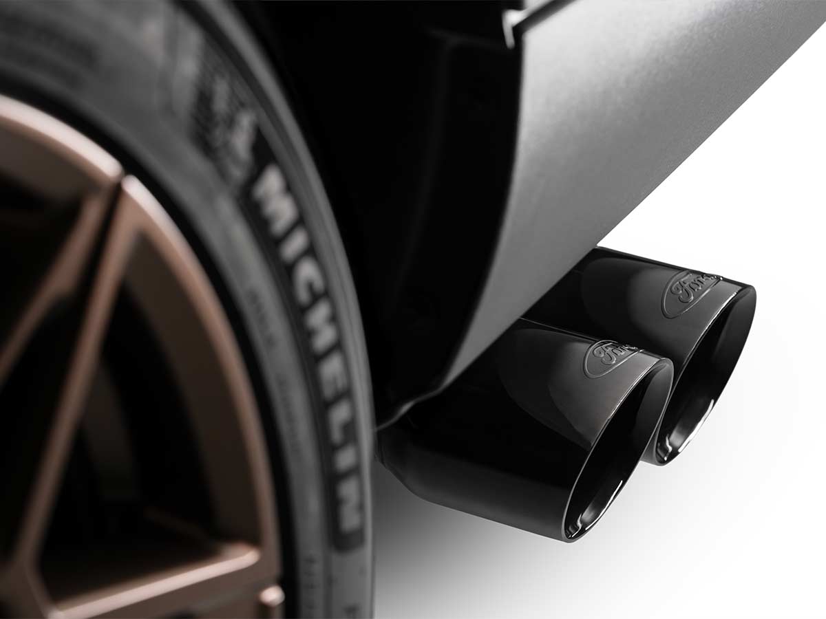 Ford Custom Garage Maverick 300T Concept Borla Sport cat back exhaust with black chrome tips