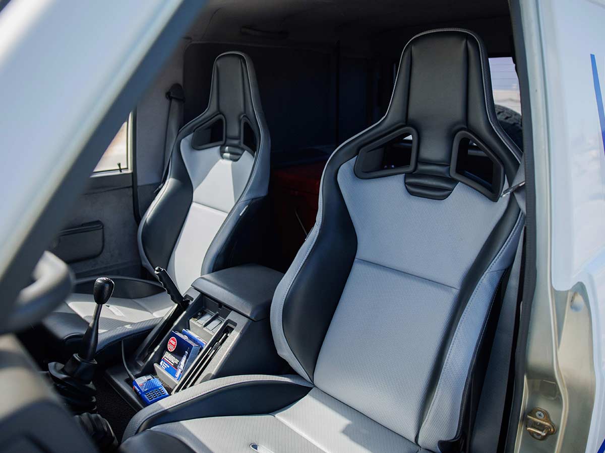 Forsberg Racing Nissan Patrol Y60 Recaro Sportster seats 2025