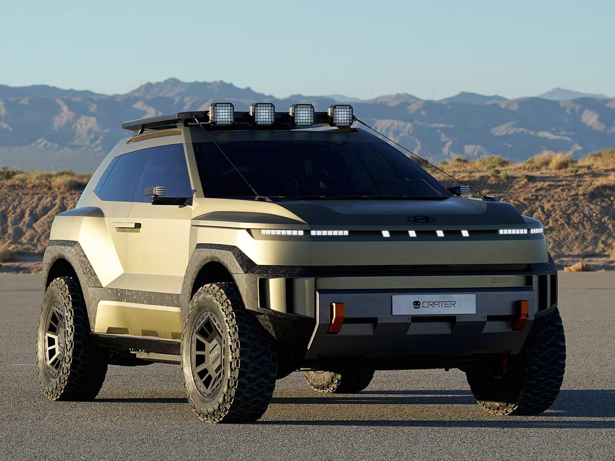 Hyundai Crater Concept 2025 Front Quarter View