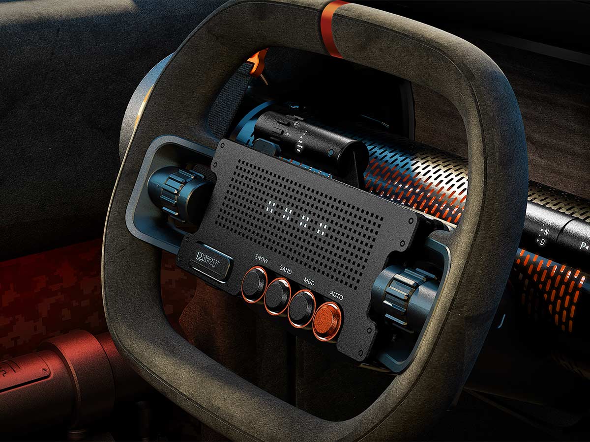 Hyundai Crater Concept 2025 Steering Wheel