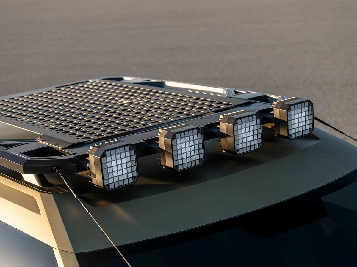 Hyundai Crater Concept 2025 auxiliary Light and Roof Platform