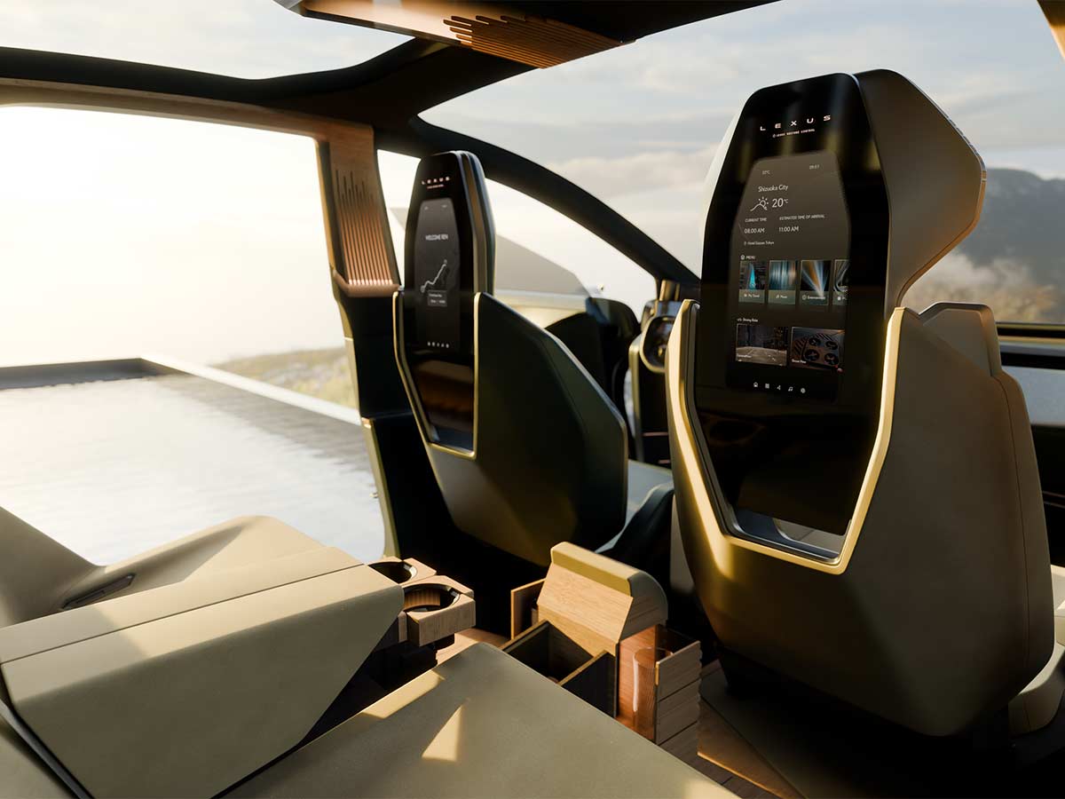 LS Coupe Concept 2025 Rear Seat