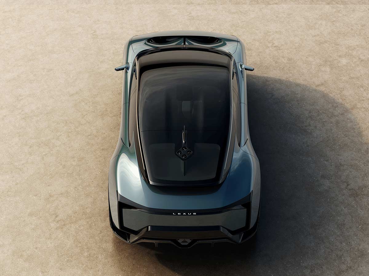 LS Coupe Concept 2025 Top View Rear