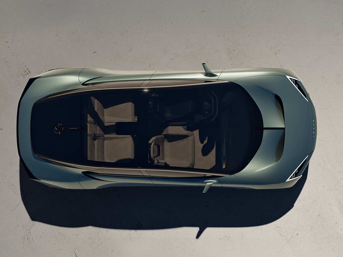 LS Coupe Concept 2025 Top View