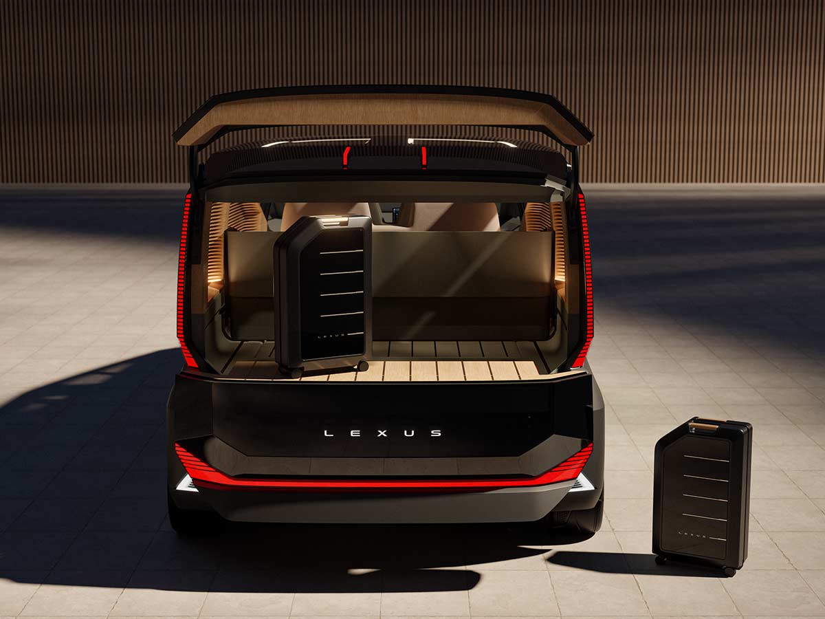 Lexus LS MPV Concept 2025 Boot Space