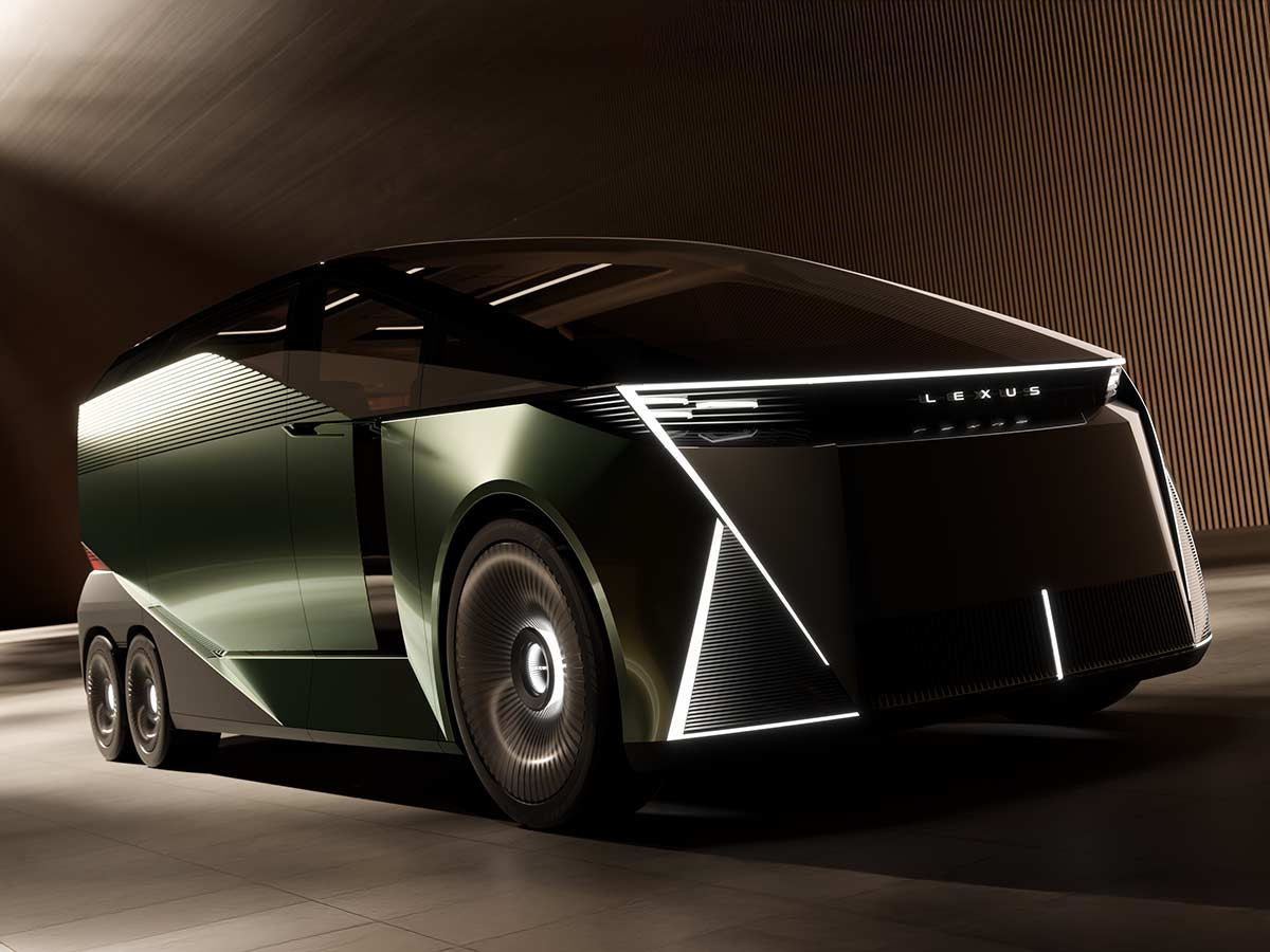 Lexus LS MPV Concept 2025 Front Quarter