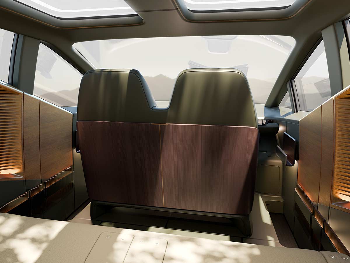 Lexus LS MPV Concept 2025 Rear Passenger View