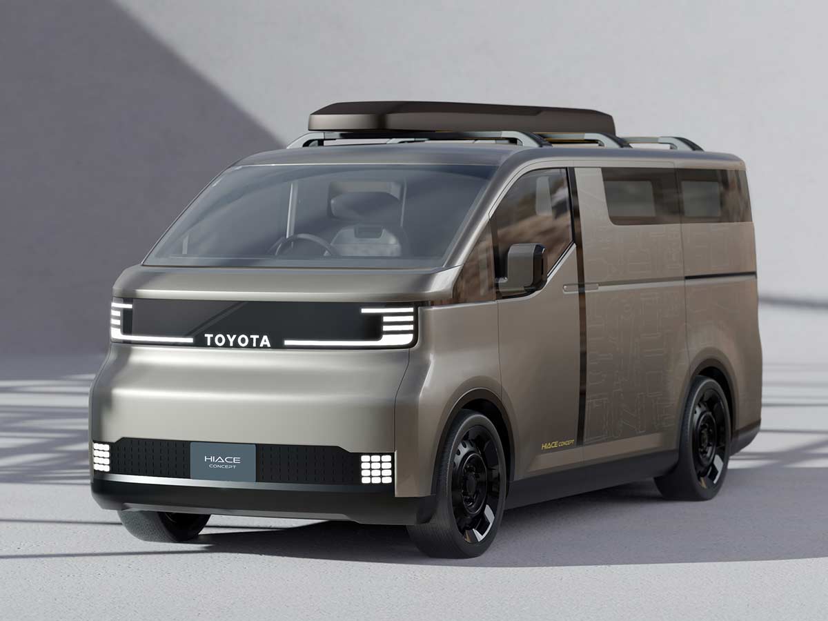 Toyota Hiace Concept BEV 2025 Front Quarter