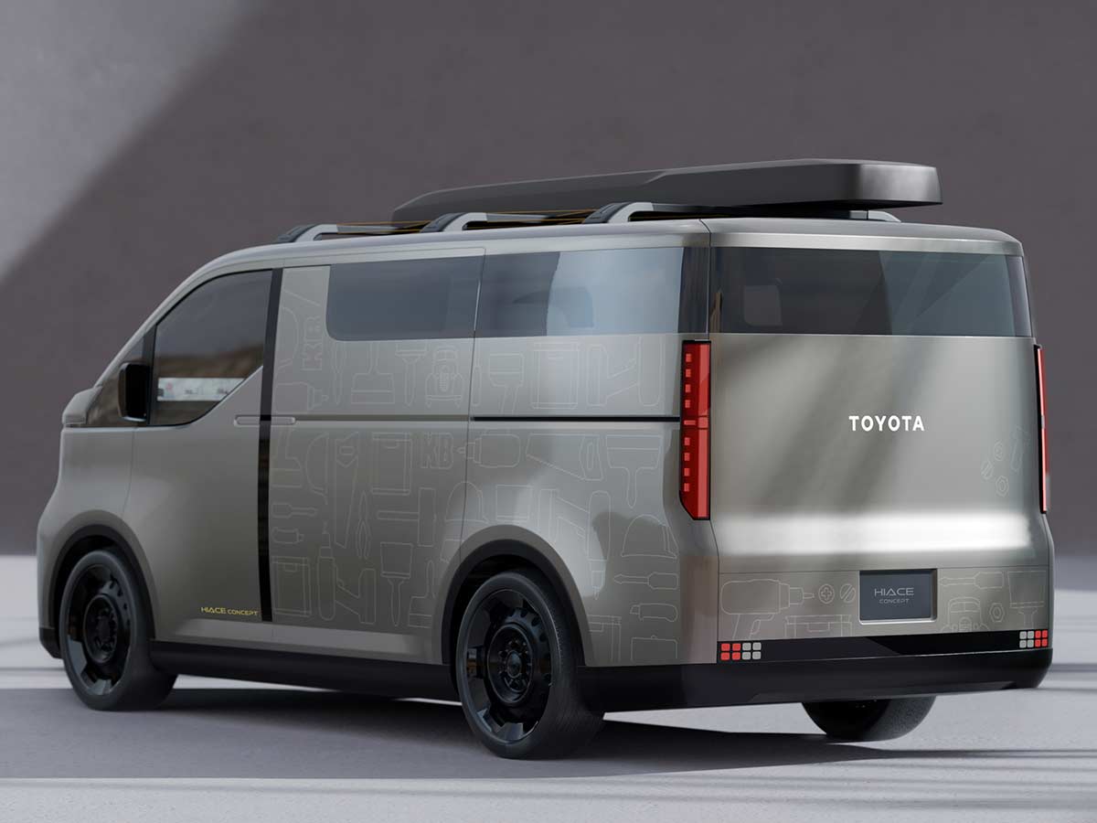 Toyota Hiace Concept BEV 2025 Rear Quarter