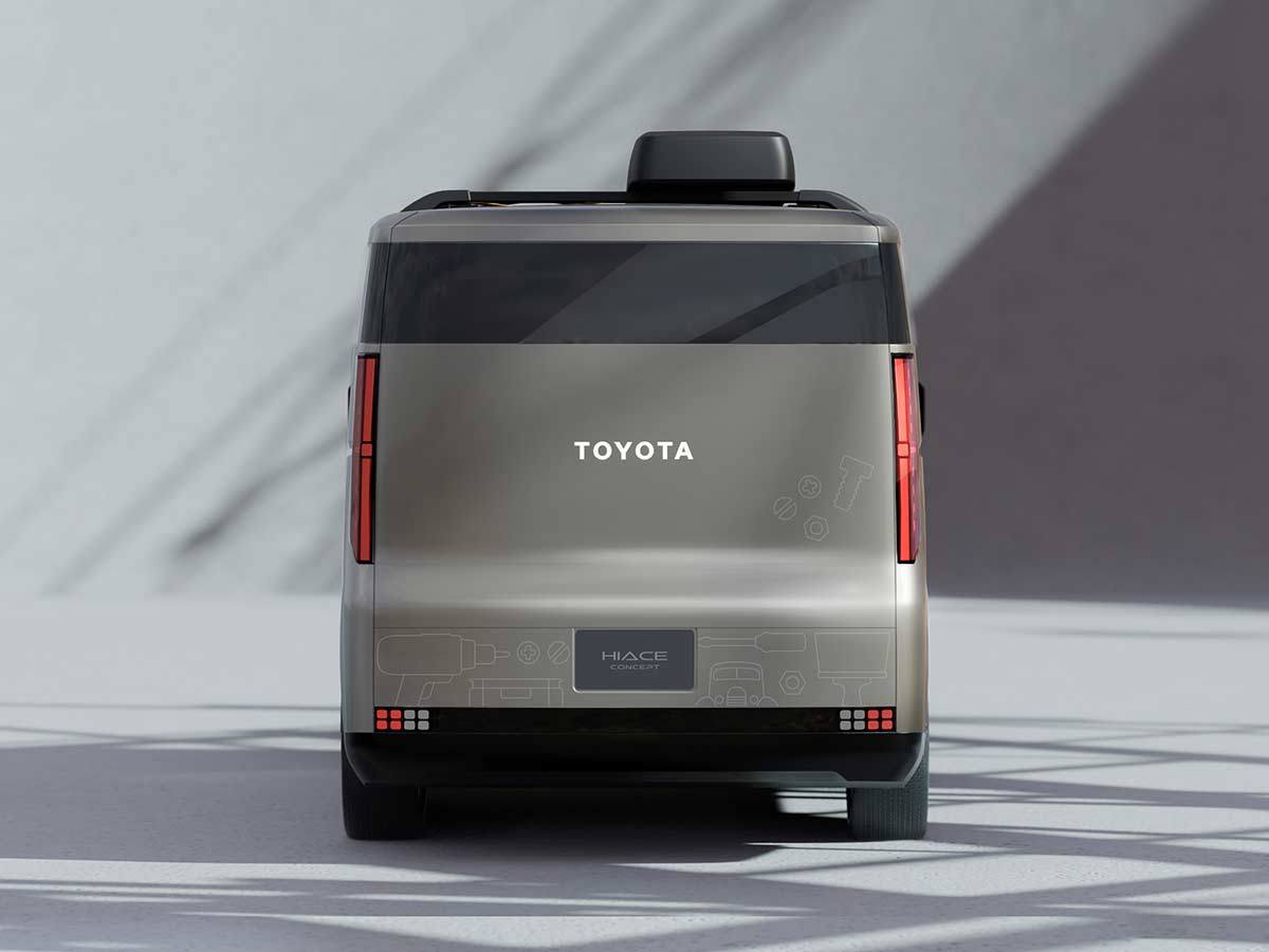 Toyota Hiace Concept BEV 2025 Rear