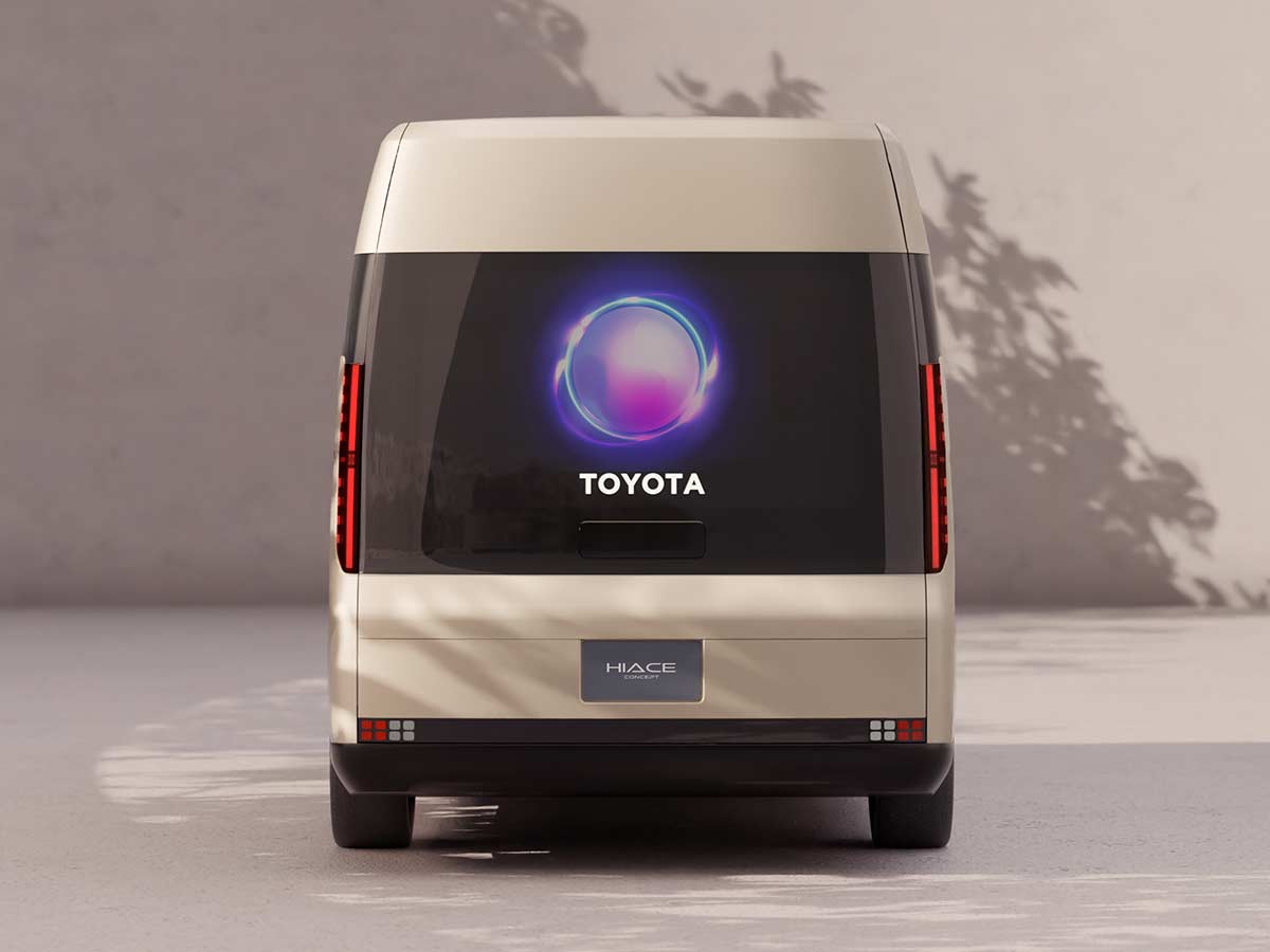 Toyota Hiace Electric Van Concept Rear