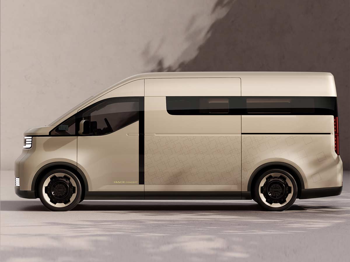 Toyota Hiace Electric Van Concept Side