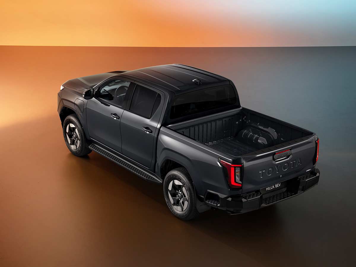 Toyota Hilux BEV 2026 Rear Quarter Top