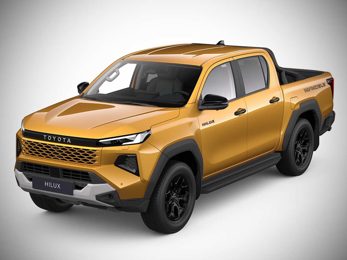 Toyota Hilux Hybrid 48V 2028 Front Quarter Top
