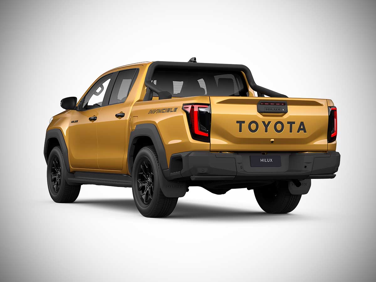 Toyota Hilux Hybrid 48V 2028 Rear Quarter