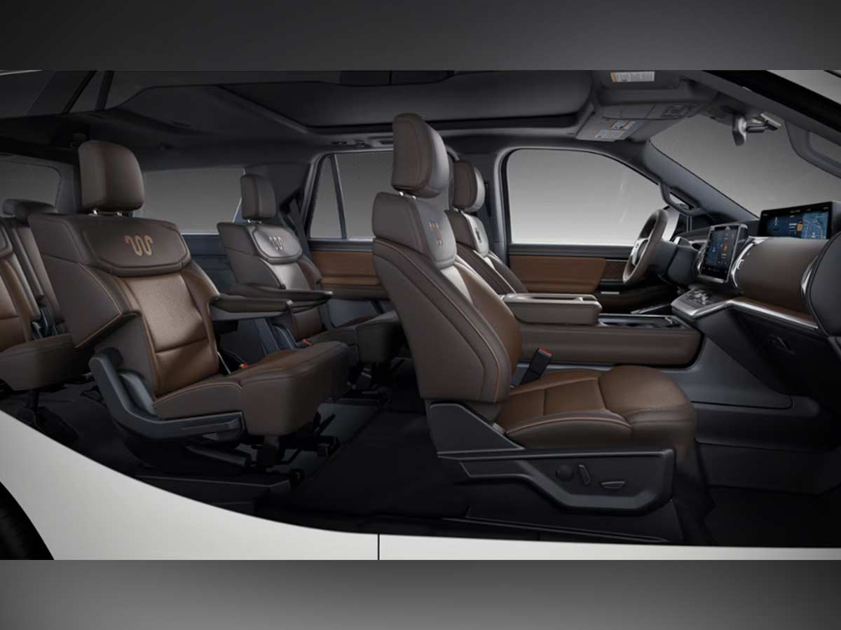 2025 Ford Expedition King Ranch Mesa Del Rio (Brown) leather interior