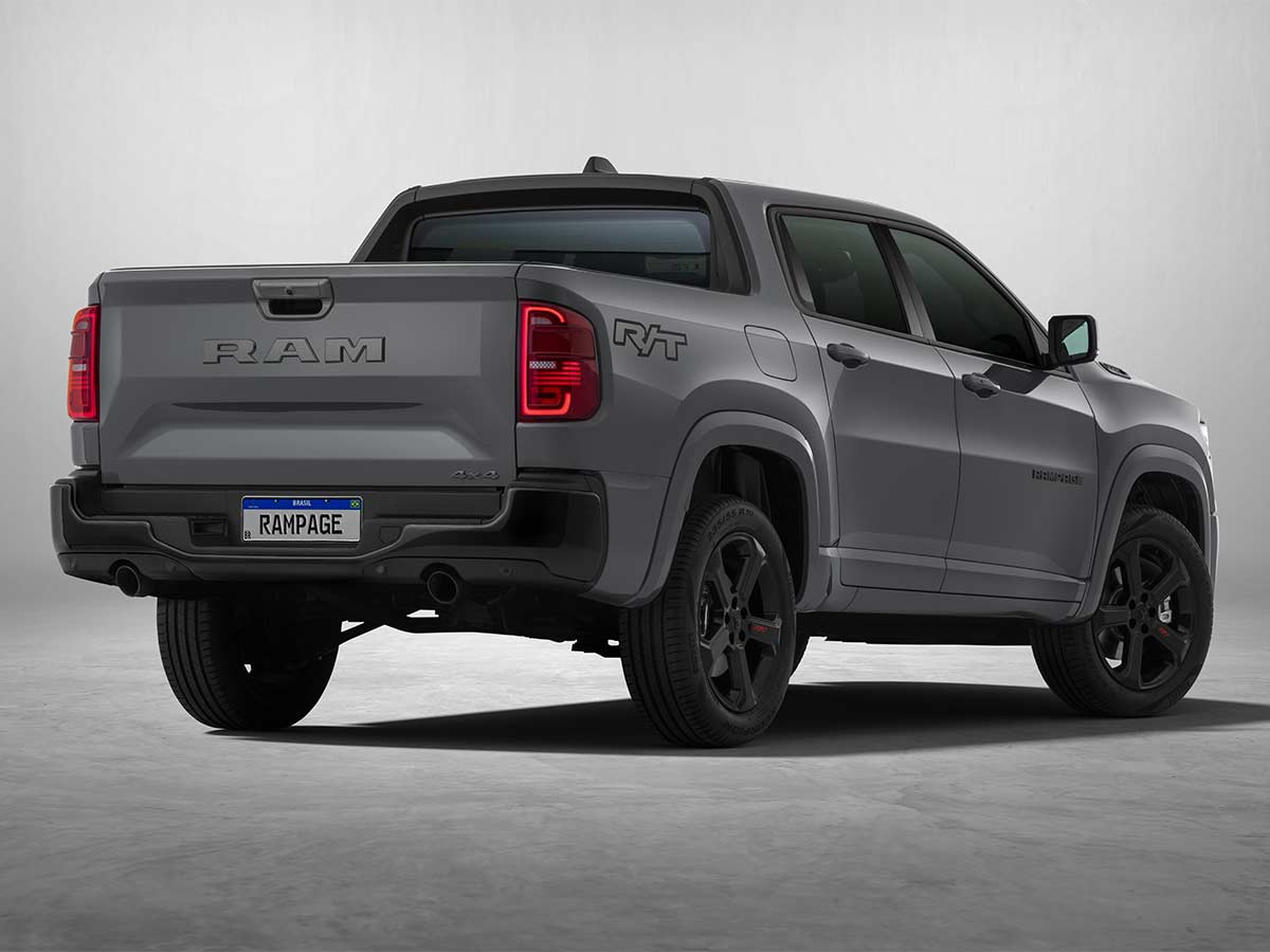 2026 RAM Rampage RT Race Track Compact Pickup Truck Rear Quarter