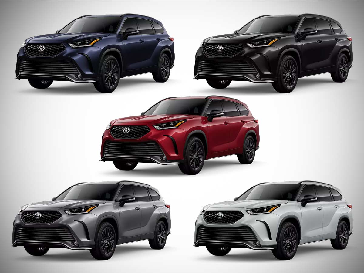 2026 Toyota Highlander Colors Hybrid XSE