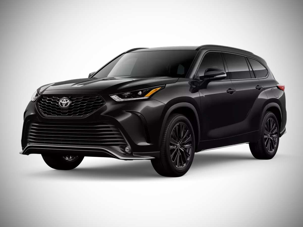 2026 Toyota Highlander Hybrid XSE Midnight Black Metallic
