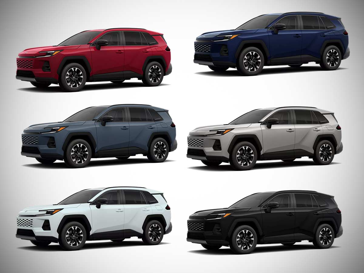 2026 Toyota Rav4 Limited All Color Options
