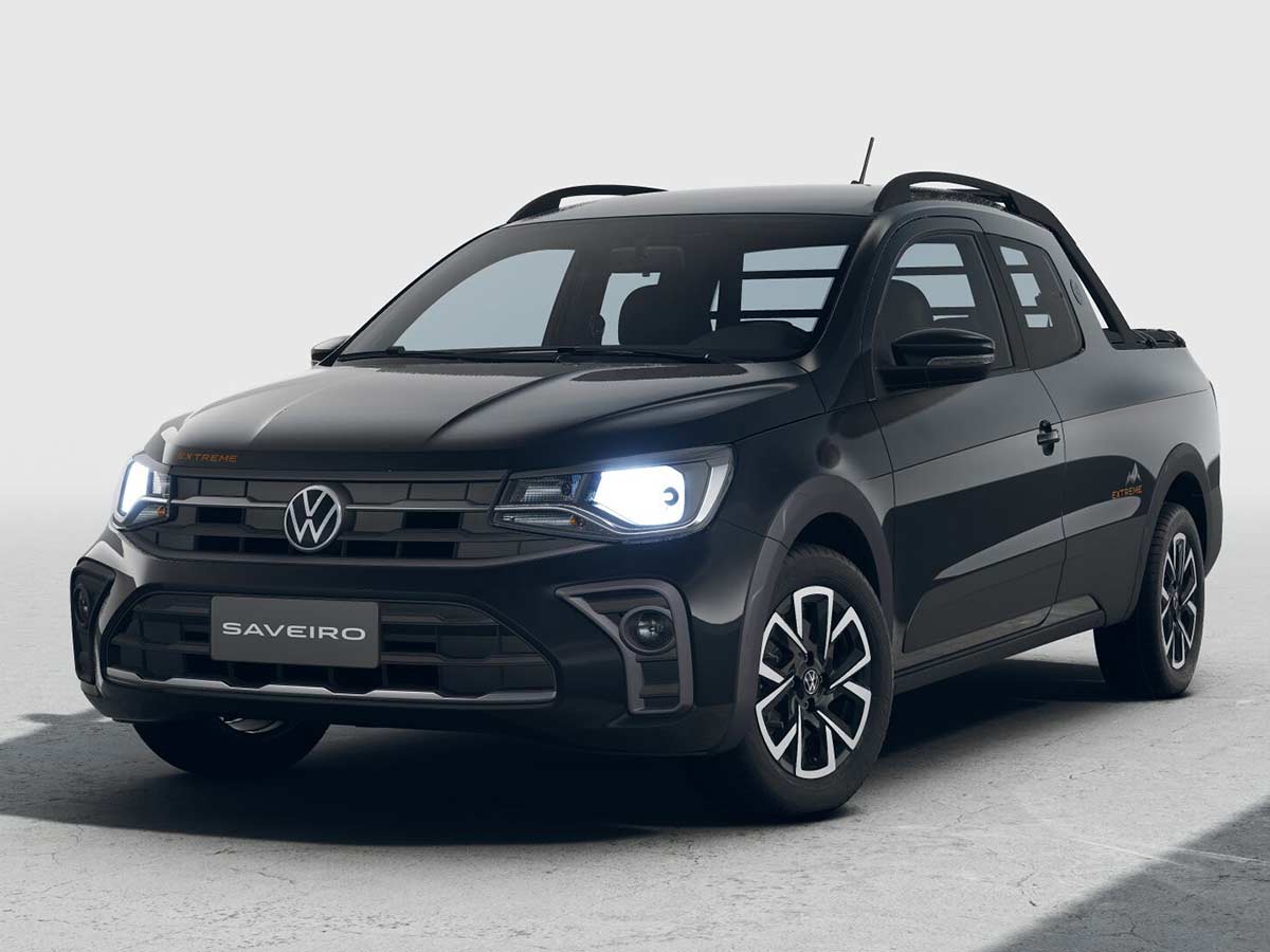 2026 VW Saveiro Extreme CD Black Ninja (Preto Ninja)