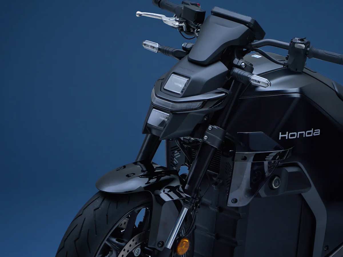 Honda WN7 EV Motorcycle Front Design