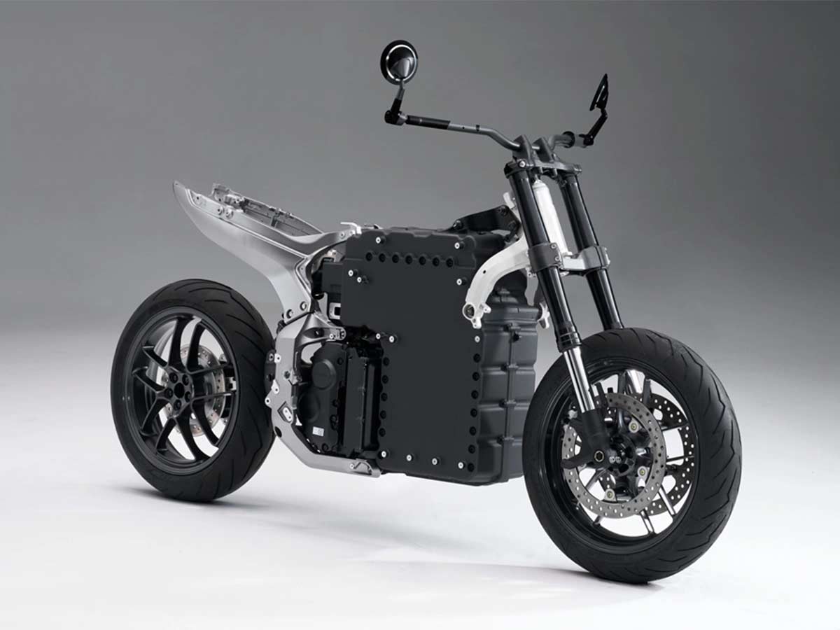 Honda WN7 Electric Motorcycle Frameless Chassis