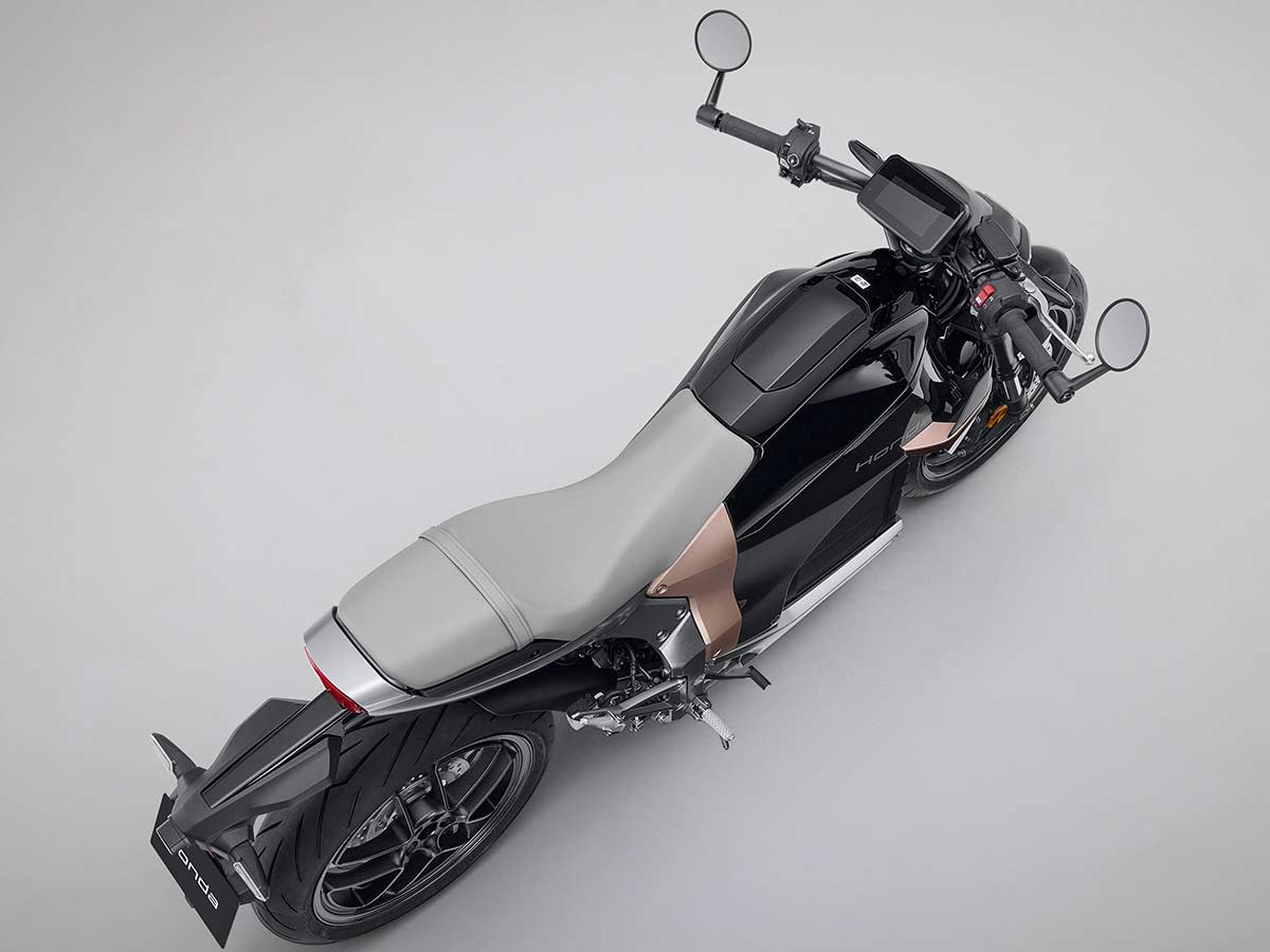 Honda WN7 Electric Motorcycle Top View