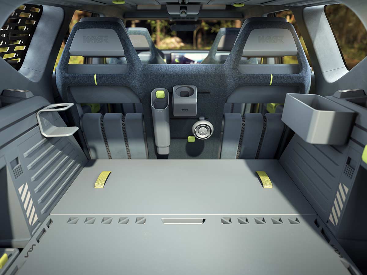 Kia EV5 WKNDR SUV Concept Boot Space