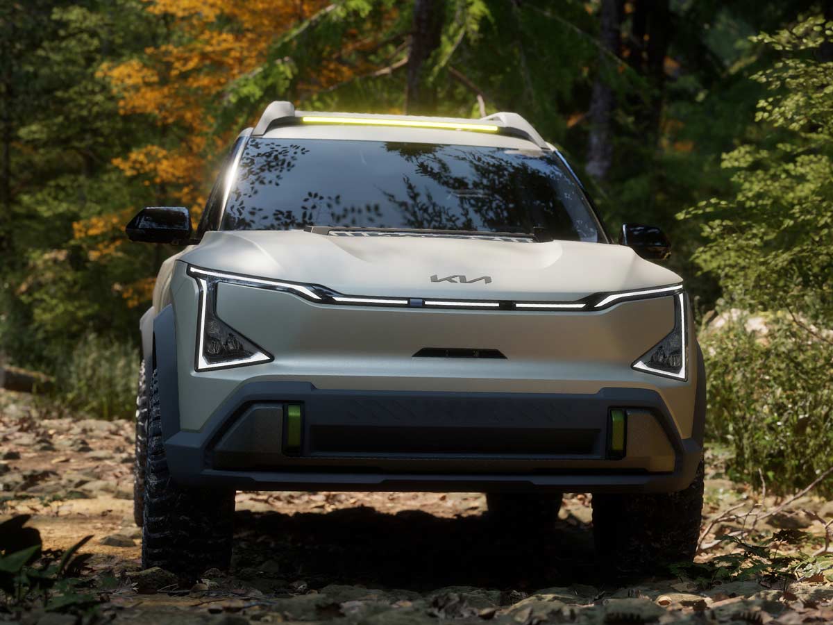 Kia EV5 WKNDR SUV Concept Front View