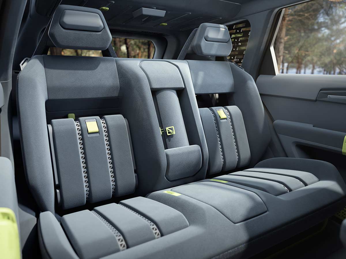 Kia EV5 WKNDR SUV Concept Rear Seats