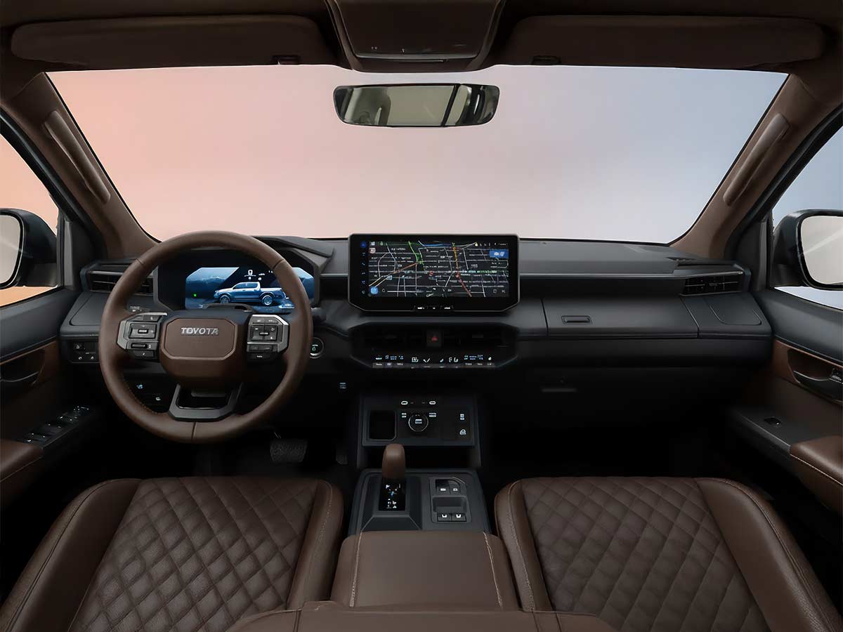 Next Gen Toyota Fortuner BEV 2026 Rendering Interior Luxury