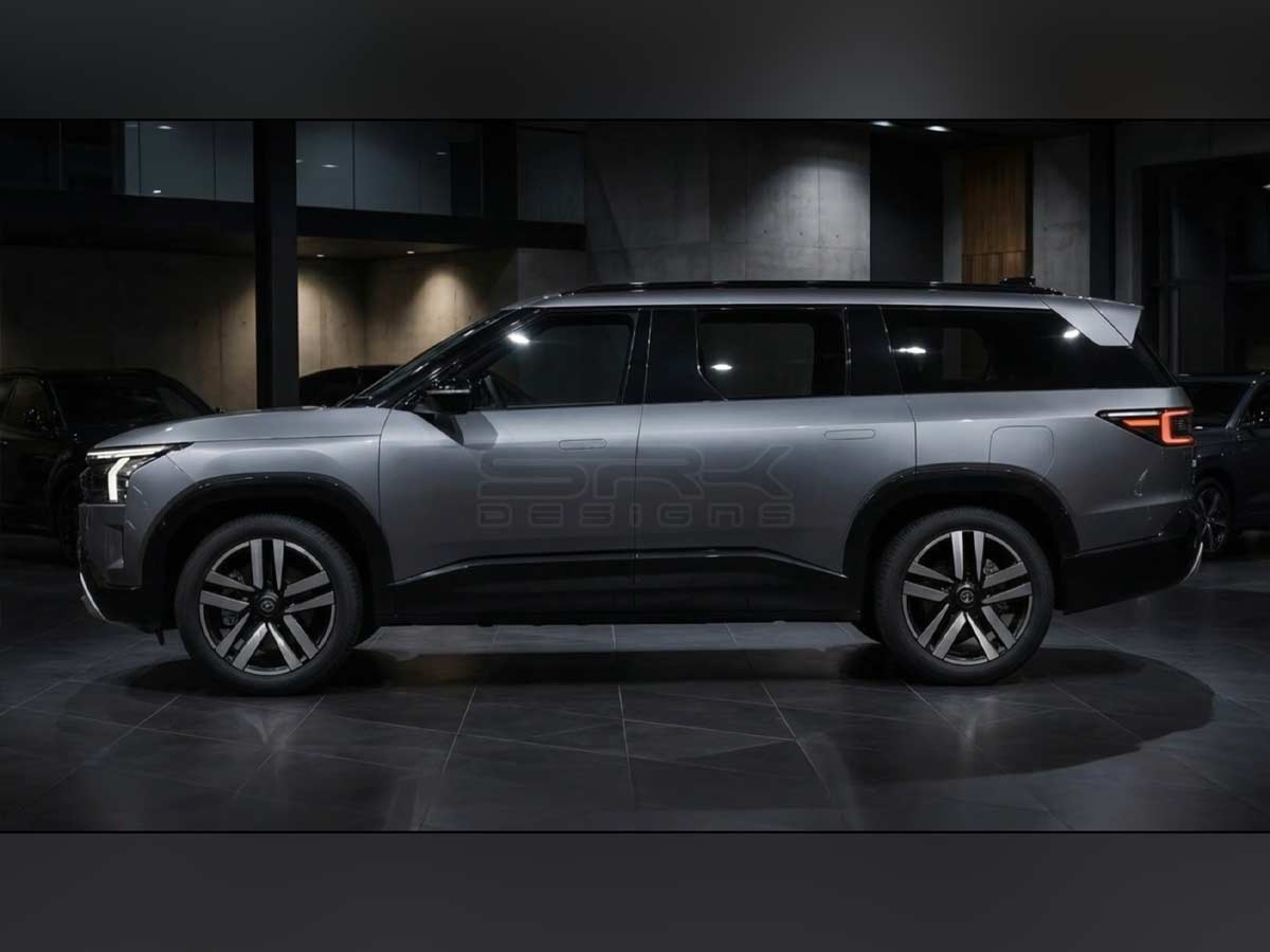 Tata Sierra Hexa 7 Seater Concept SUV SRK Designs Side View