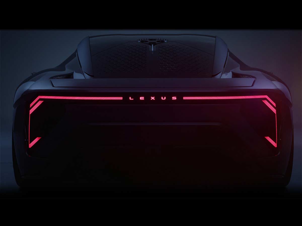 lexus lfa concept bev sports car world premiere rear angle