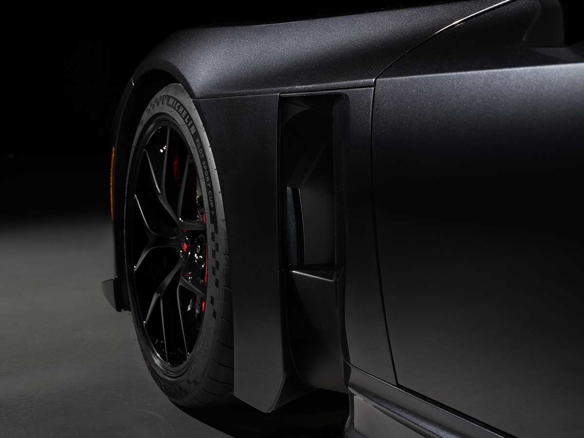 toyota gr gt v8 hybrid supercar fender vents