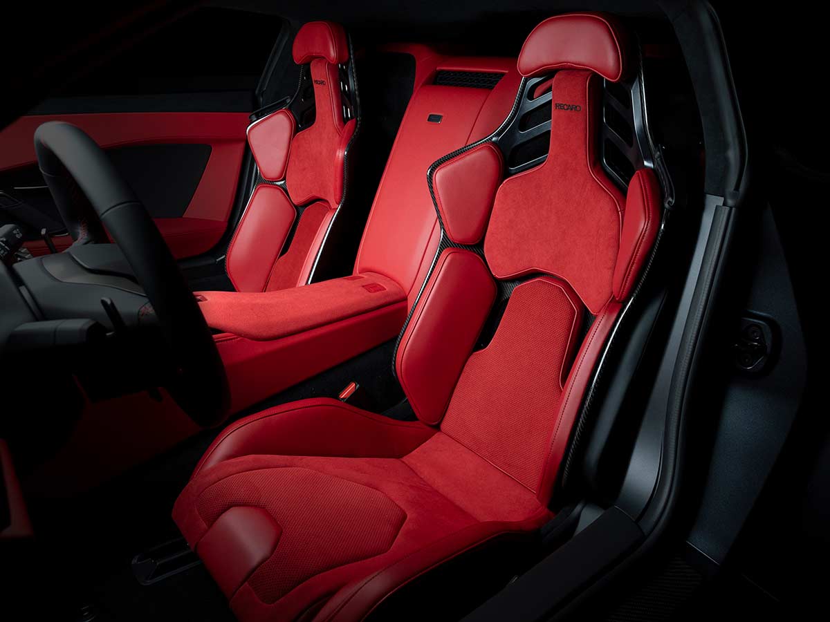 toyota gr gt v8 hybrid supercar racing seats