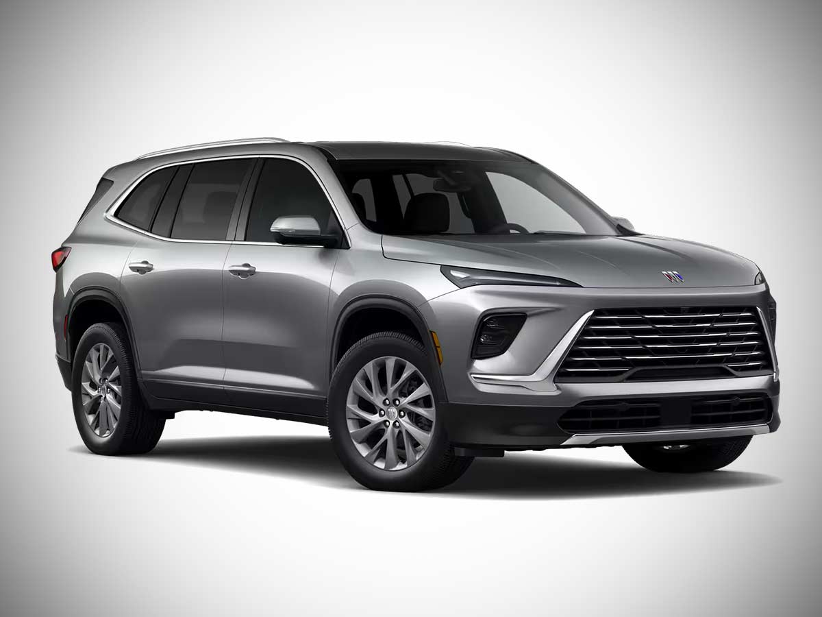 2026 Buick Enclave Preferred Moonstone Grey Metallic Front Quarter