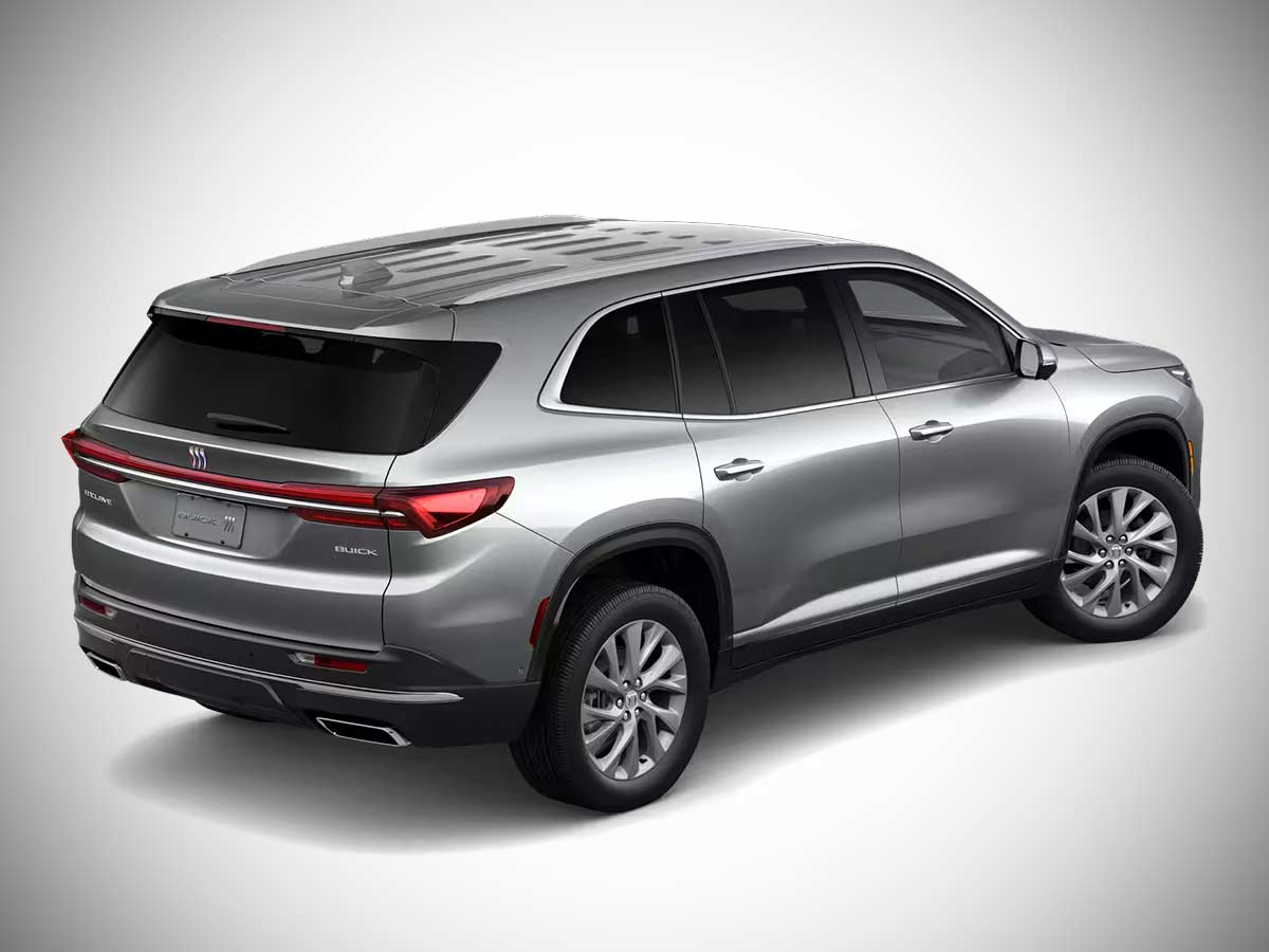 2026 Buick Enclave Preferred Moonstone Grey Metallic Rear Quarter