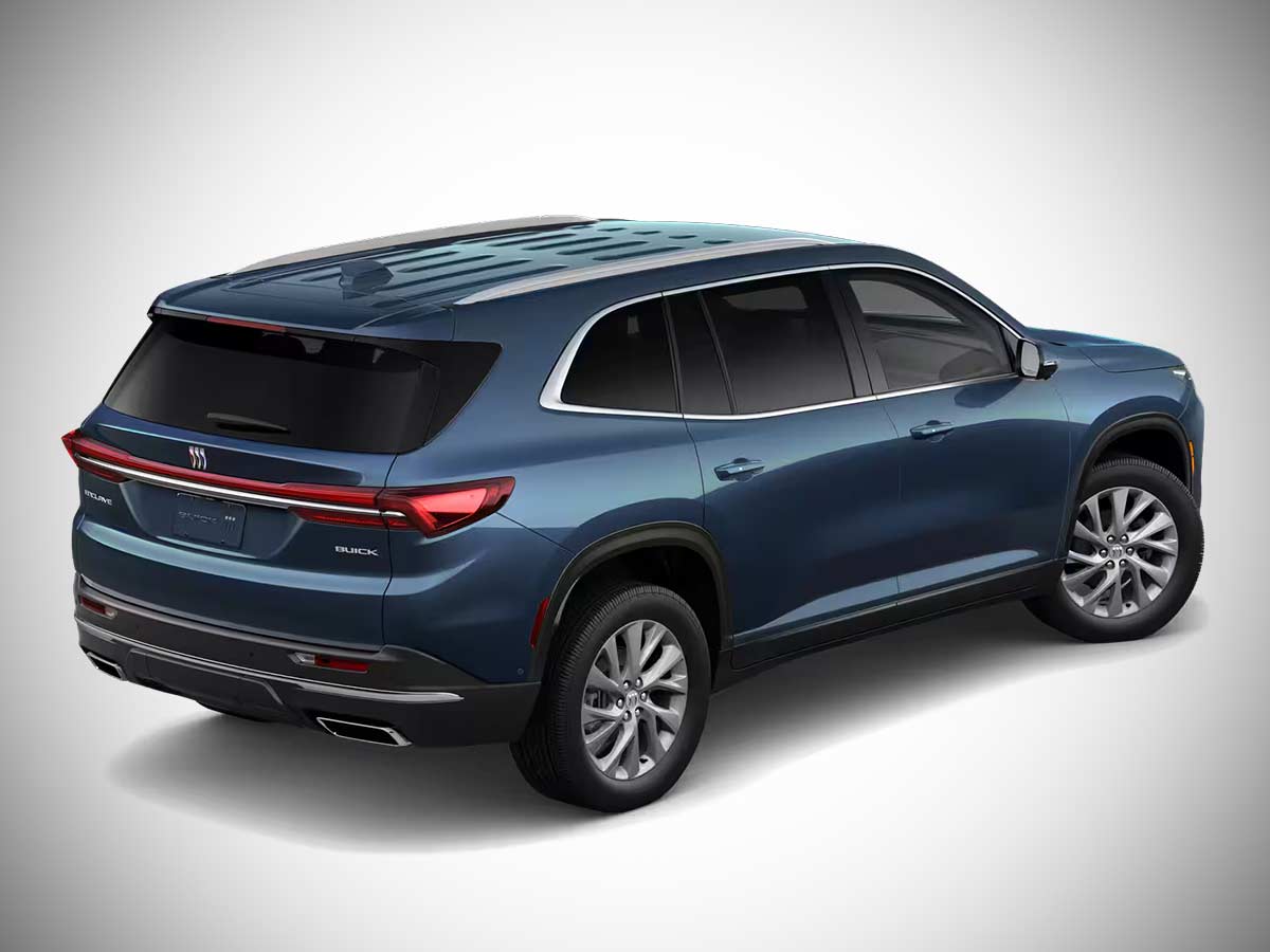 2026 Buick Enclave Preferred Ocean Blue Metallic Rear Quarter