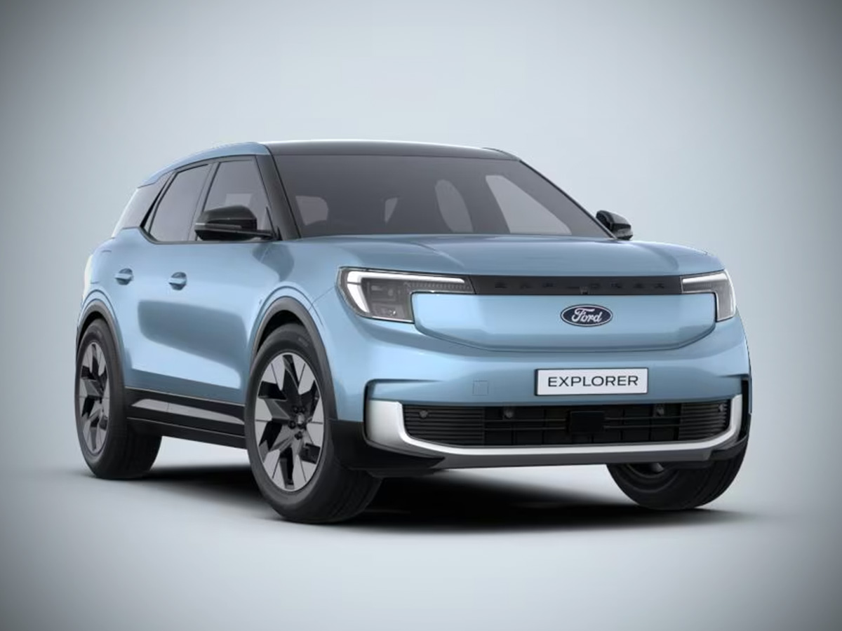 2026 Ford Explorer EV Arctic Blue