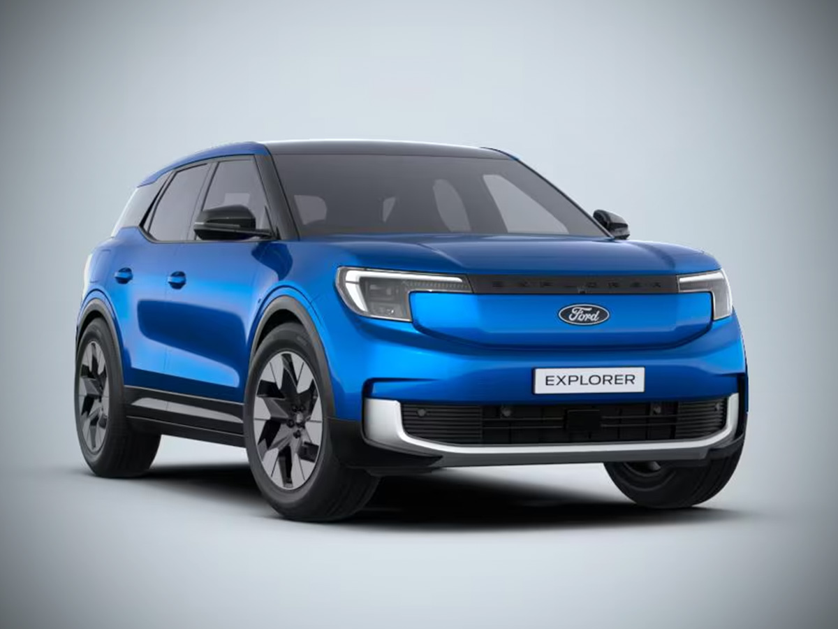 2026 Ford Explorer EV Blue My Mind