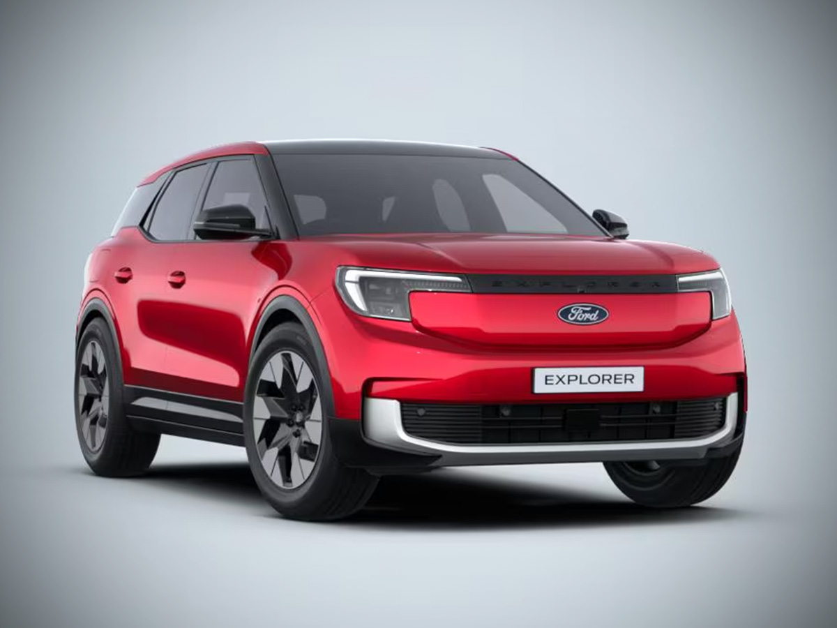 2026 Ford Explorer EV Rapid Red