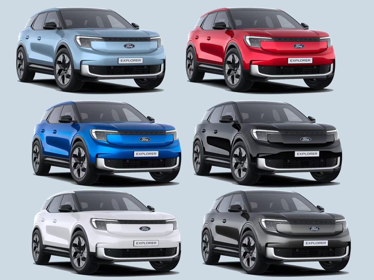 2026 Ford Explorer Electric SUV Color Options