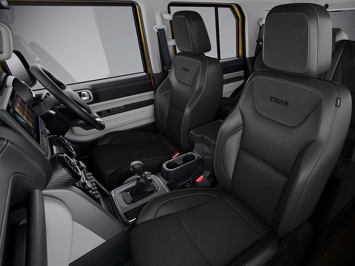 2026 Mahindra Thar ROXX Star Edition Black Interior