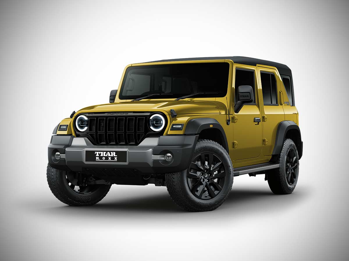 2026 Mahindra Thar ROXX Star Edition Citrine Yellow