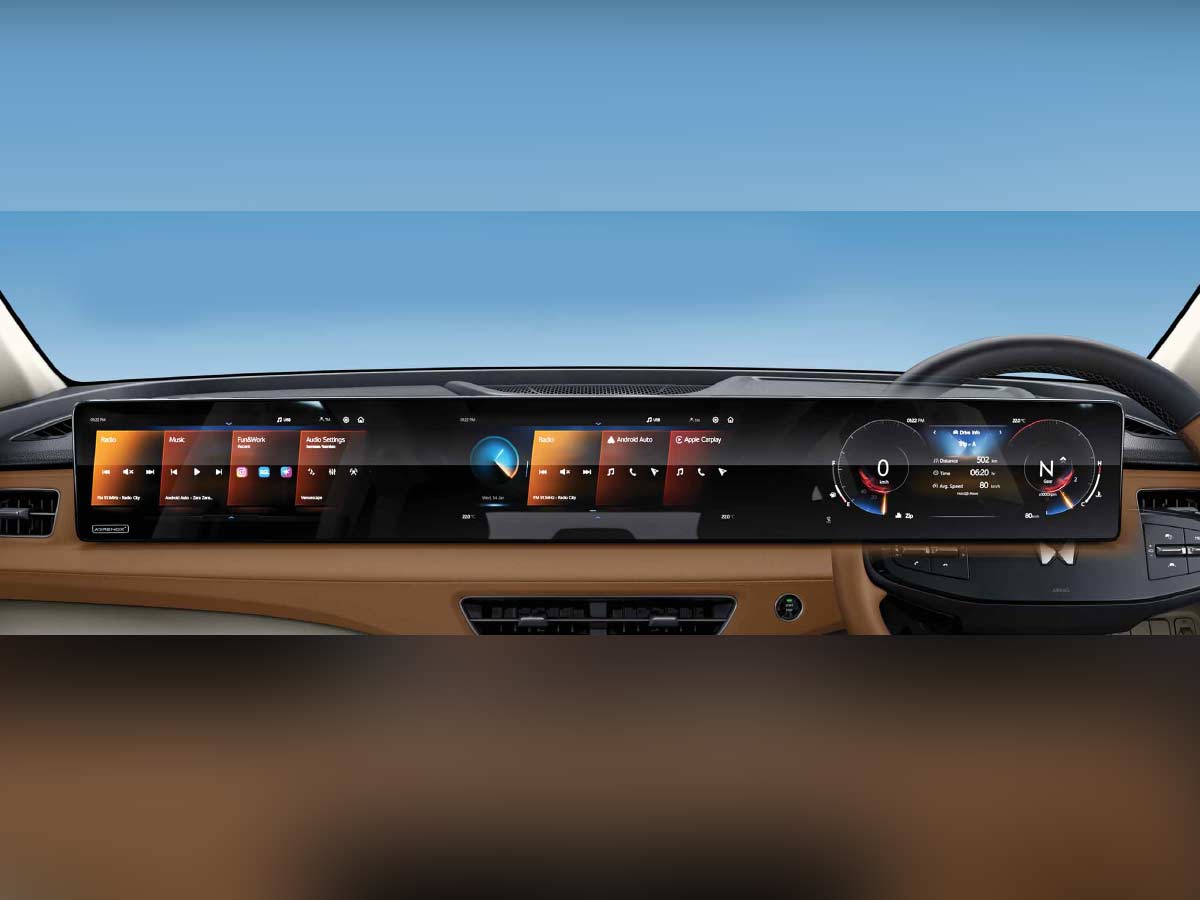 2026 Mahindra XUV 7XO Interior Three Screens