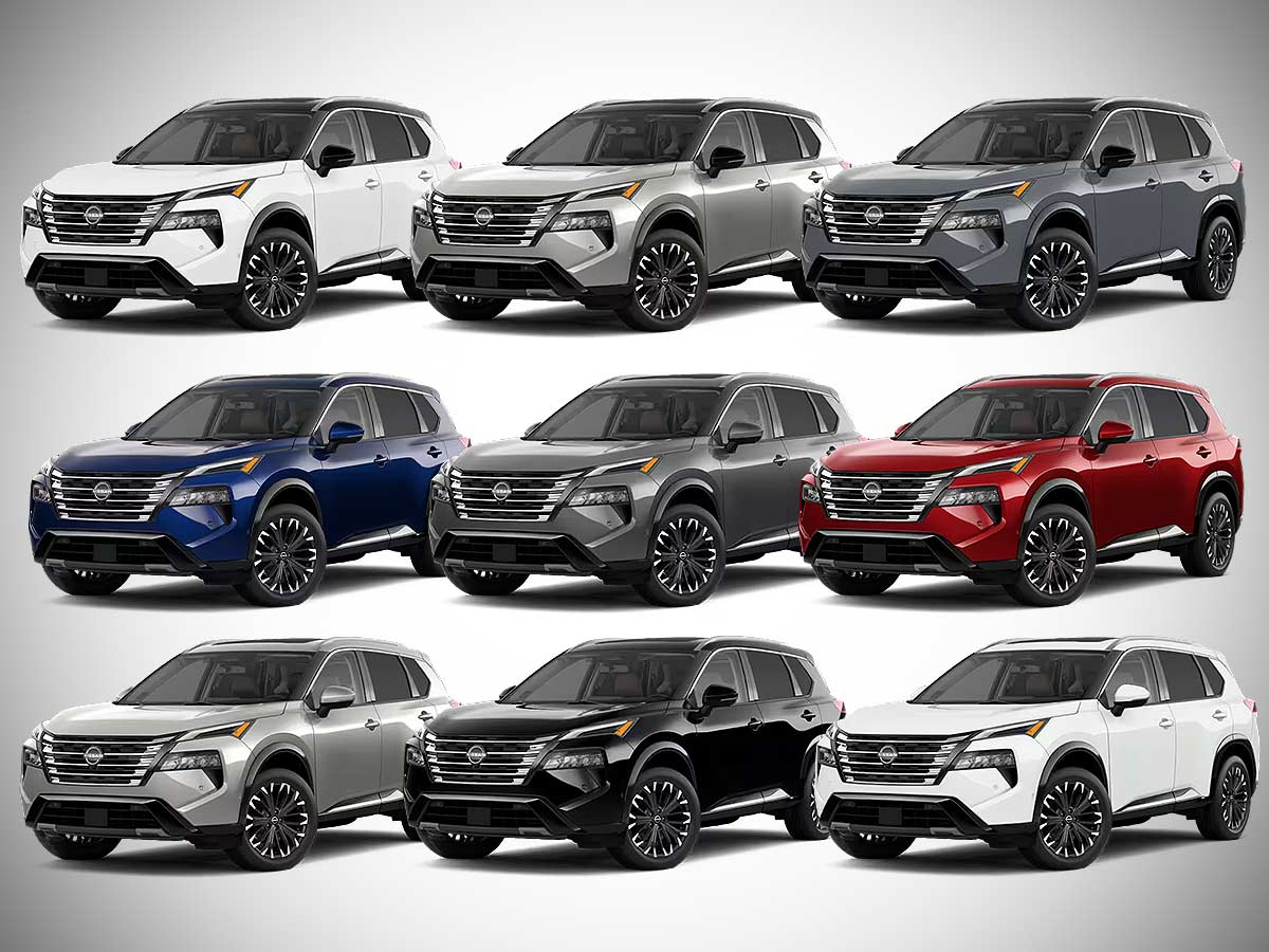 2026 Nissan Rogue Platinum All Colors Options