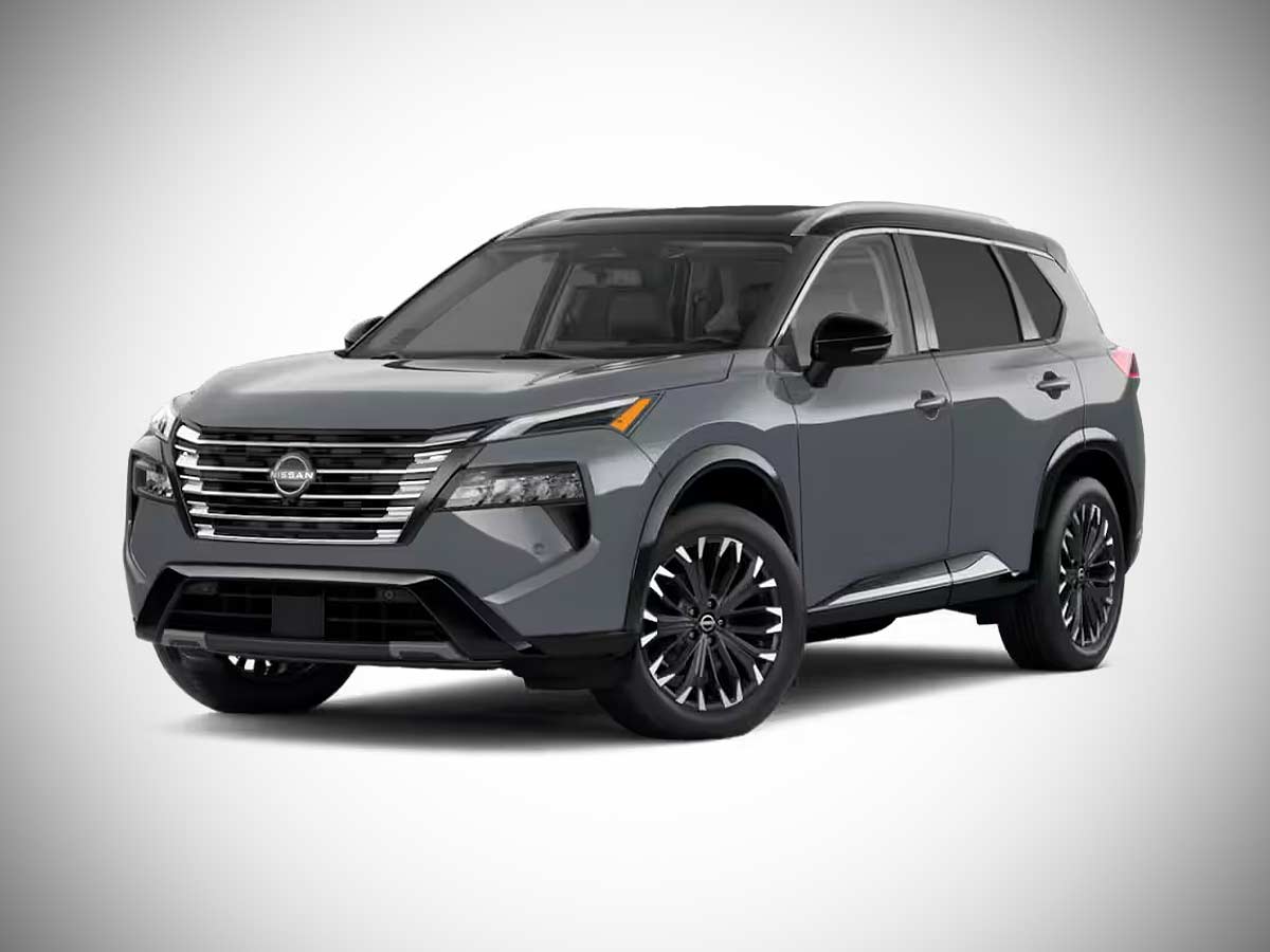 2026 Nissan Rogue Platinum Boulder Gray Pearl with Super Black Two tone